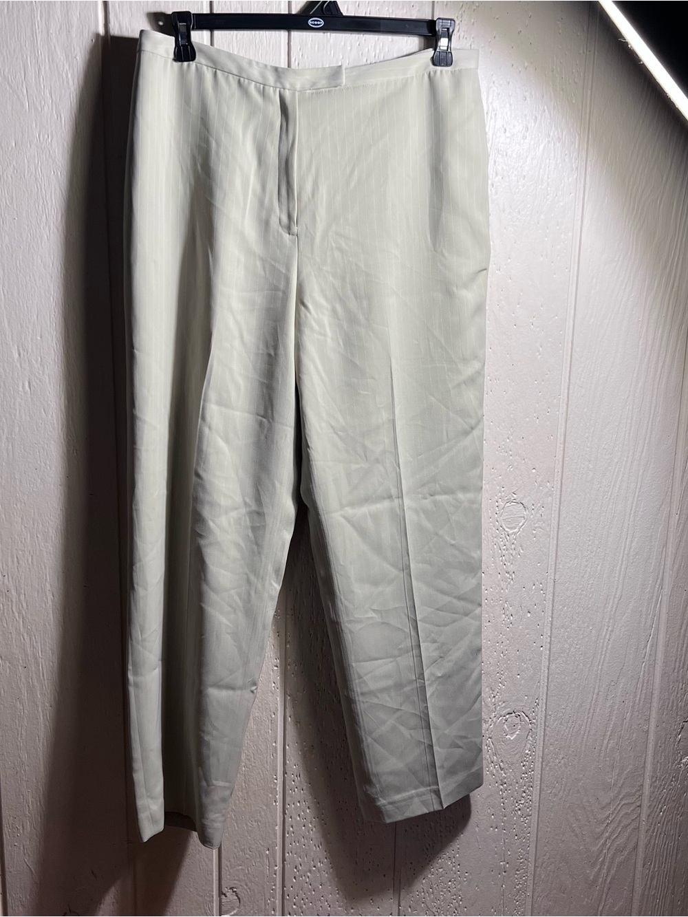 Women’s Tailored Dress Pants — Light Cream